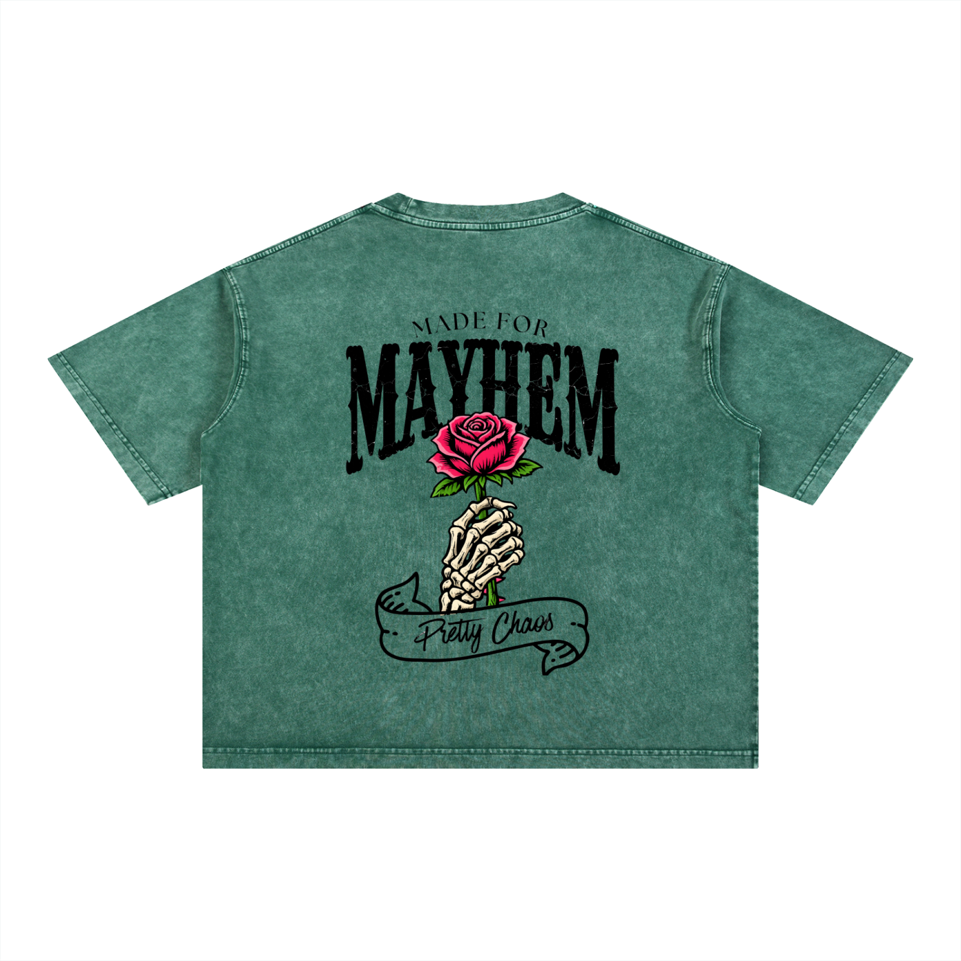 Pretty Chaos Mineral Wash Boxy Cotton T-Shirt