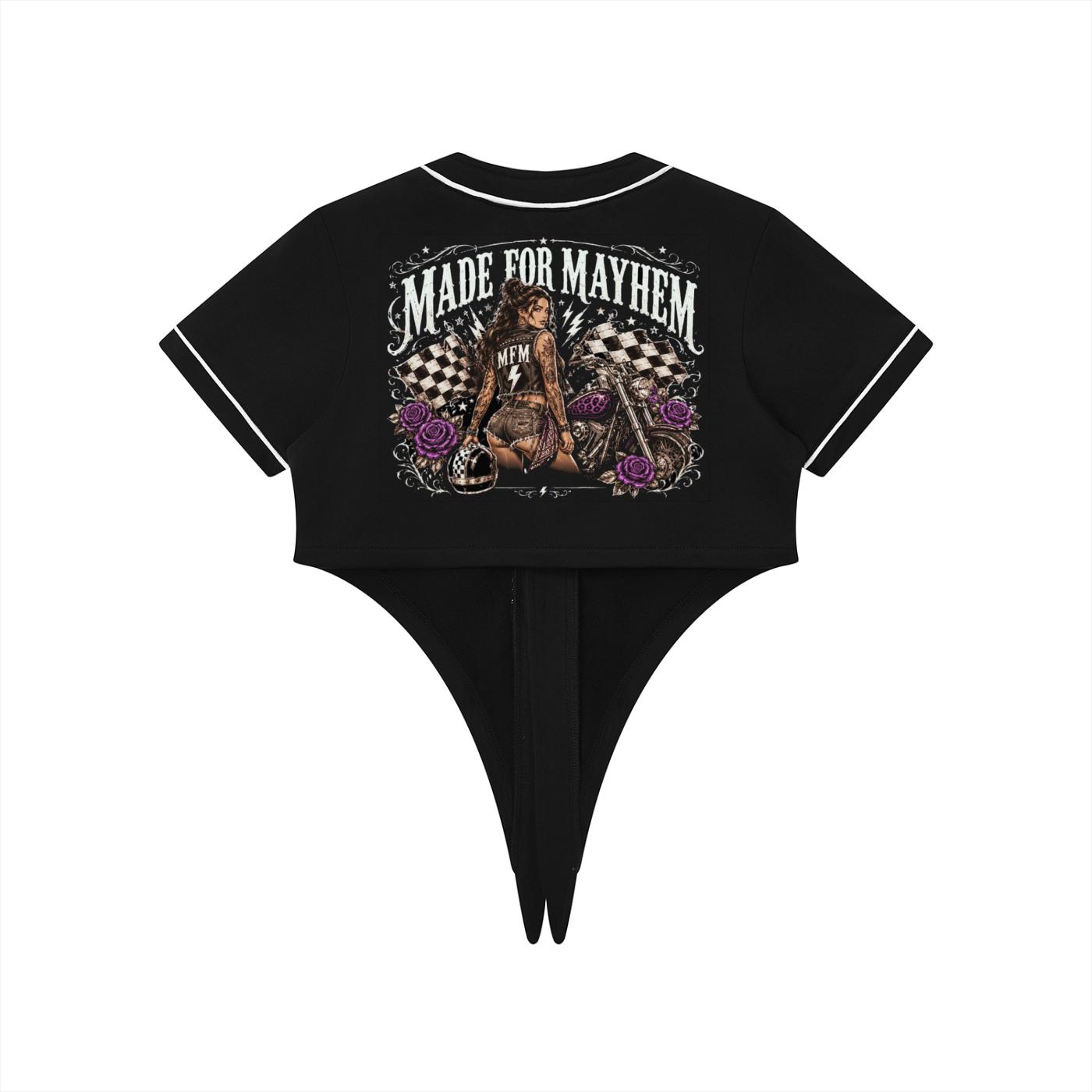 MFM Women's Piping Baseball Jersey