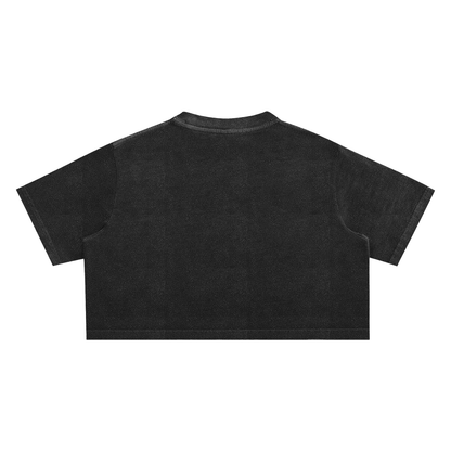 Dessert Mayhem Varsity Washed Crop Top