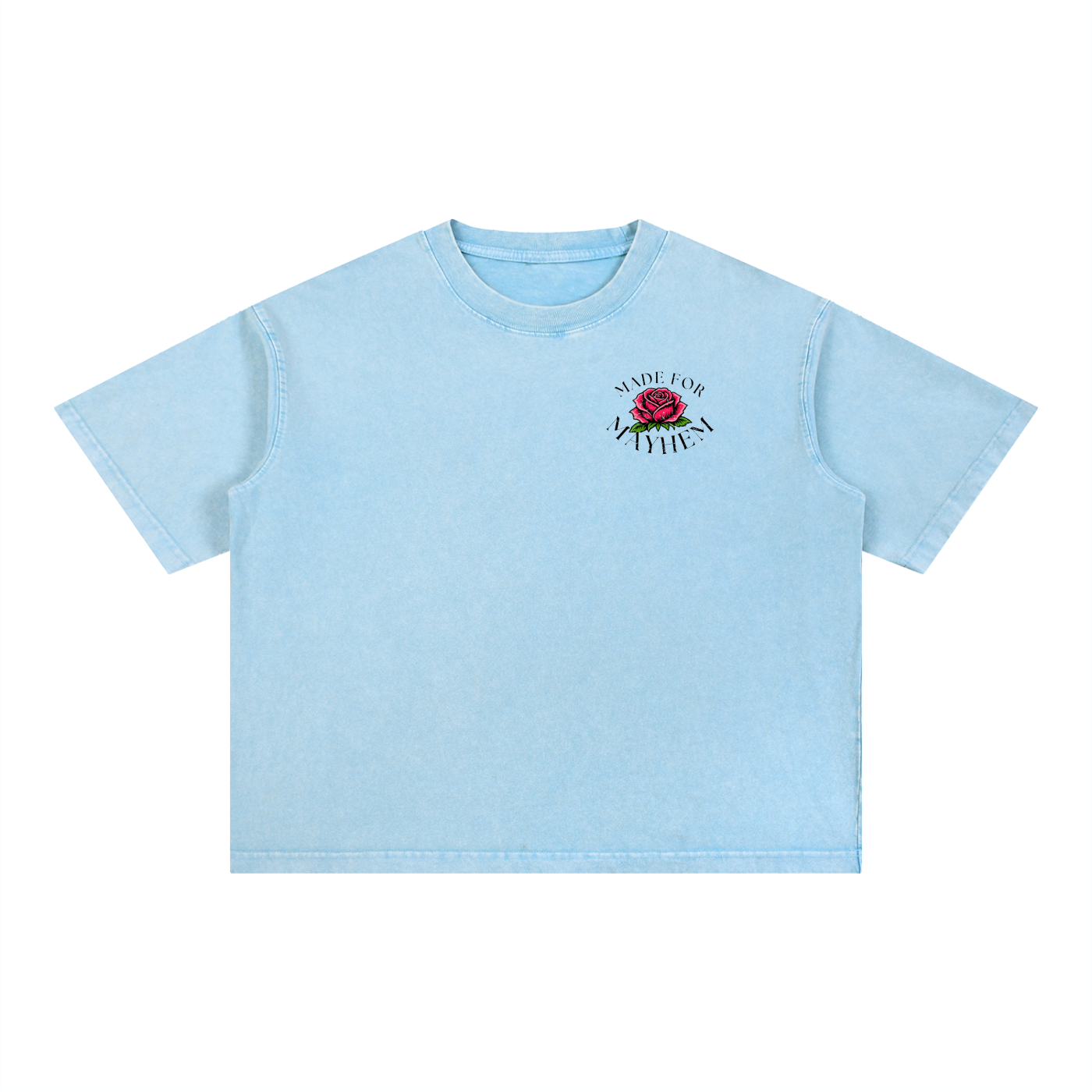 Pretty Chaos Mineral Wash Boxy Cotton T-Shirt
