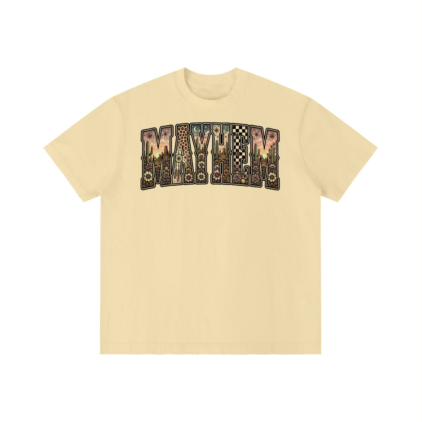 Mayhem Desert Unisex Vintage Wash Distressed T-Shirt