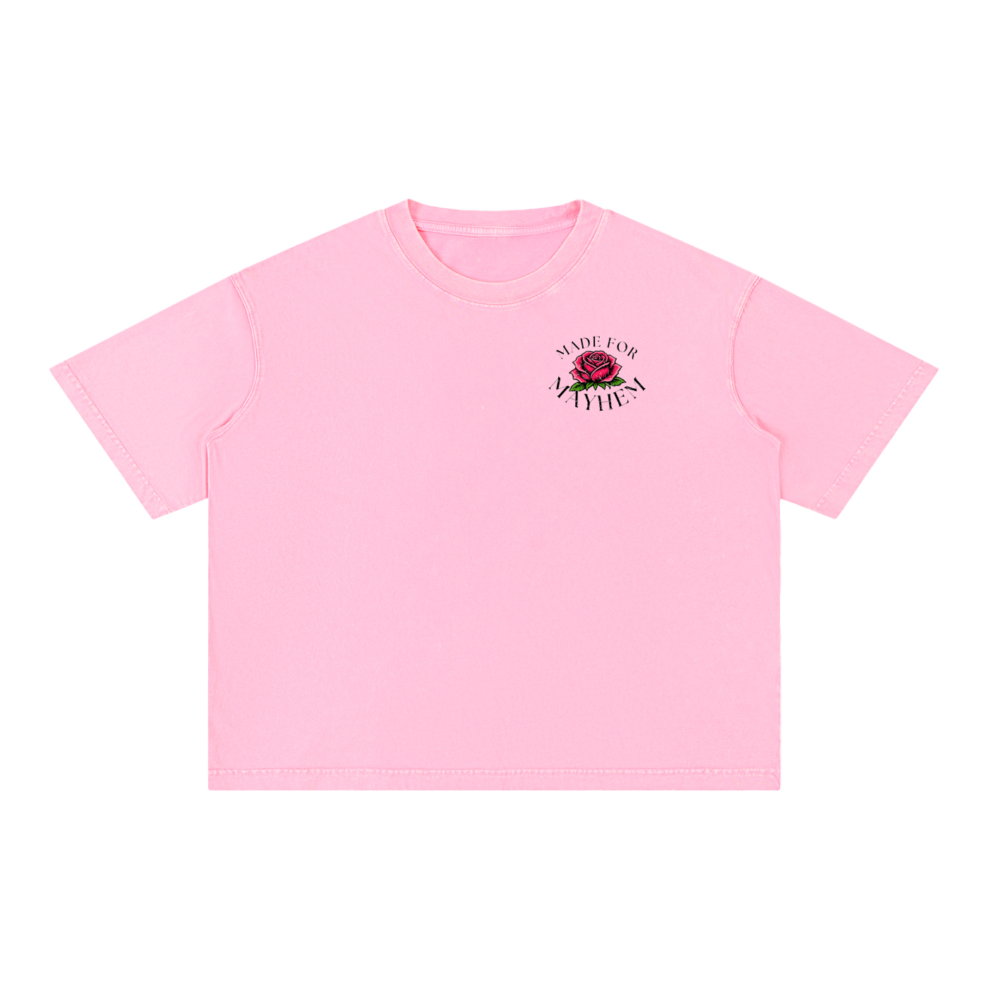 Pretty Chaos Mineral Wash Boxy Cotton T-Shirt
