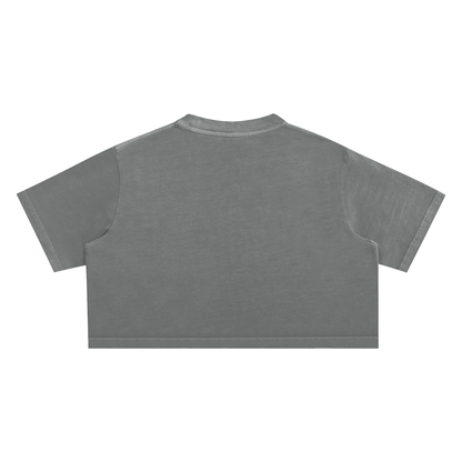 Dessert Mayhem Varsity Washed Crop Top