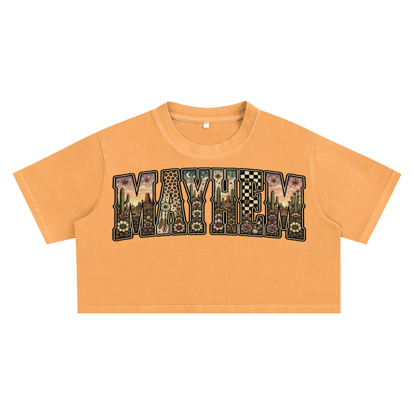 Dessert Mayhem Varsity Washed Crop Top