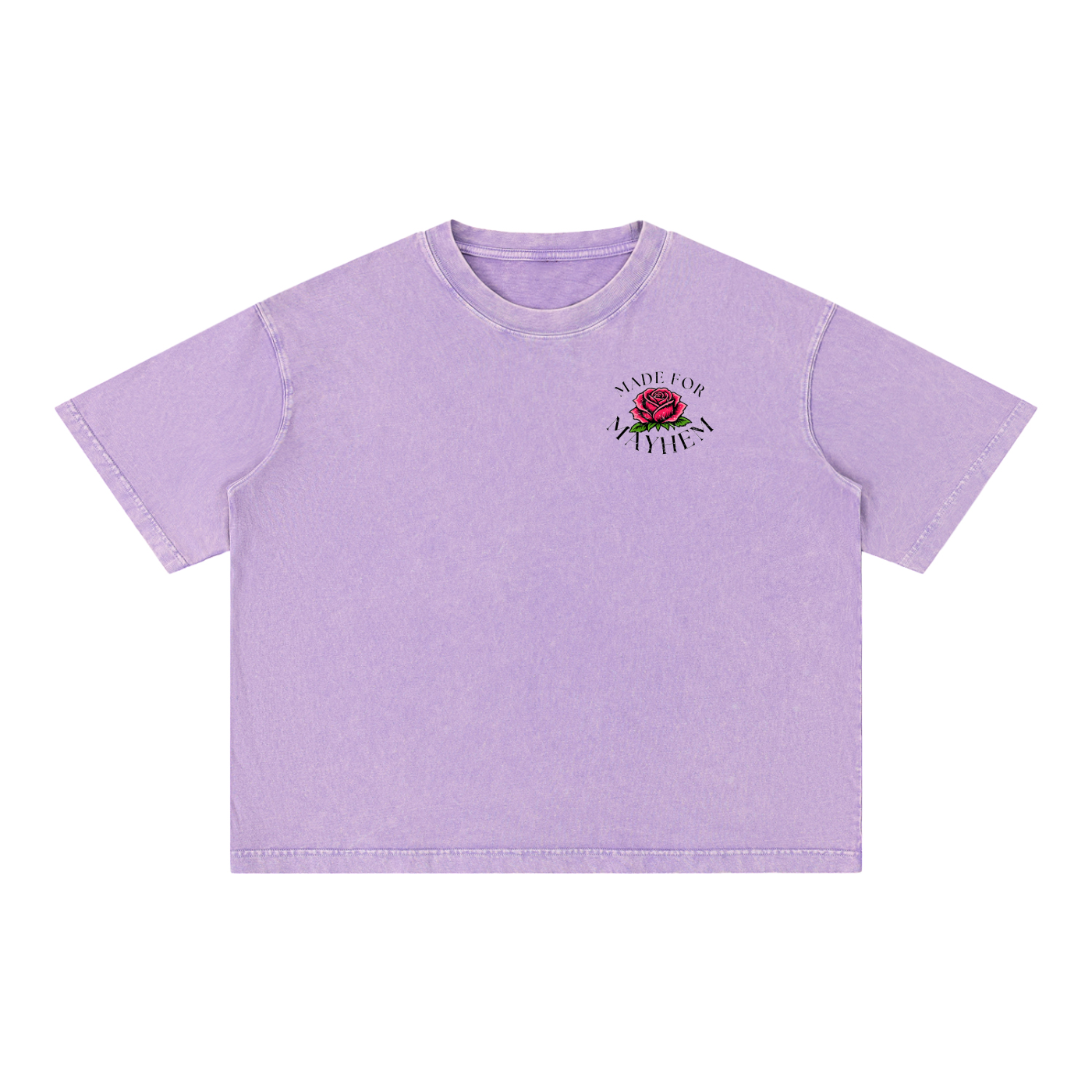 Pretty Chaos Mineral Wash Boxy Cotton T-Shirt