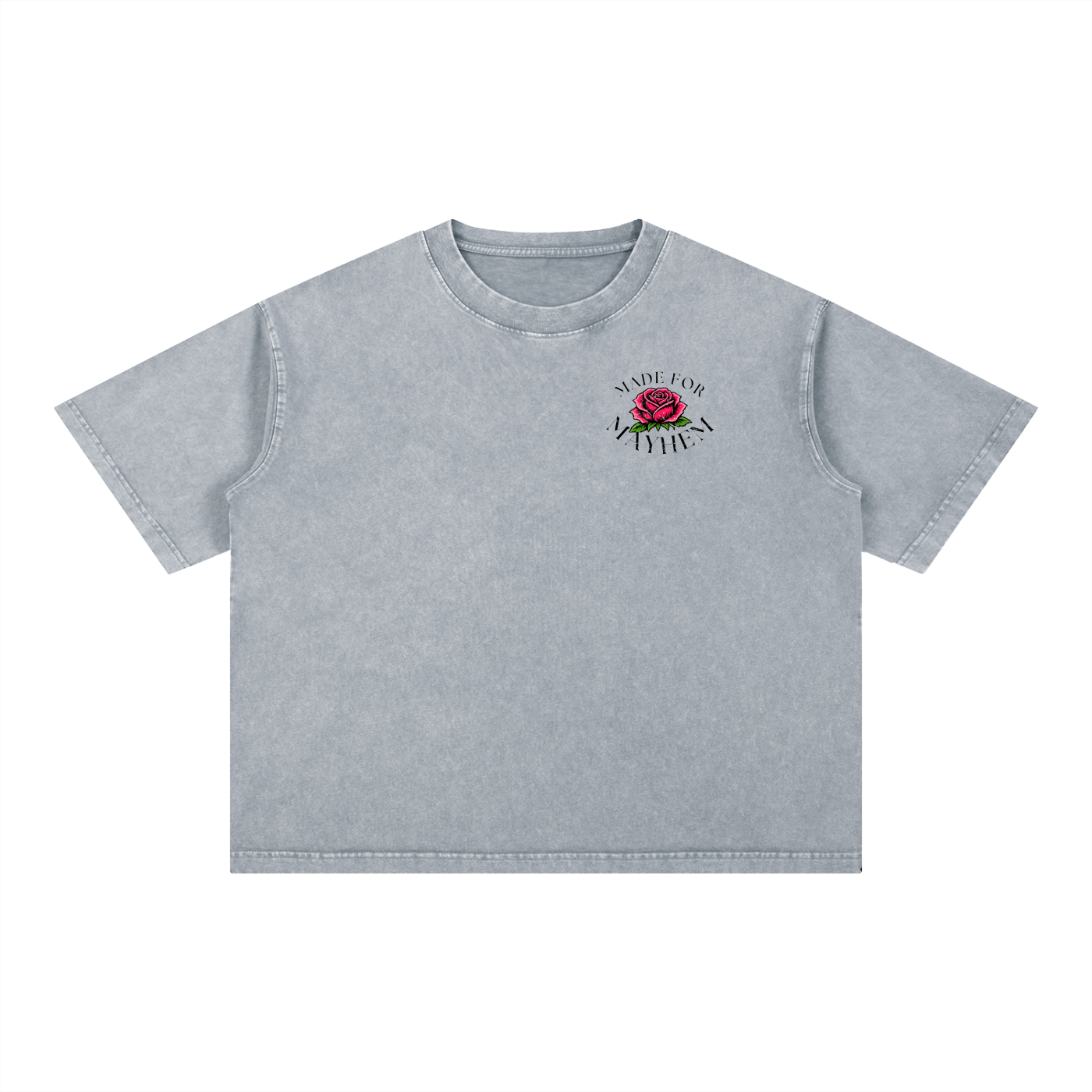 Pretty Chaos Mineral Wash Boxy Cotton T-Shirt