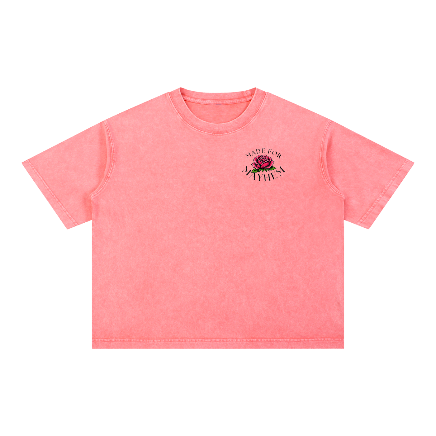 Pretty Chaos Mineral Wash Boxy Cotton T-Shirt