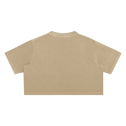 Dessert Mayhem Varsity Washed Crop Top