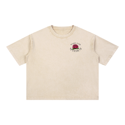 Pretty Chaos Mineral Wash Boxy Cotton T-Shirt